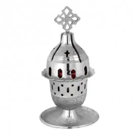 Καντήλι Επινικελωμένο Σκαλιστό