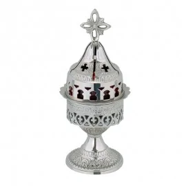 Καντήλι Επινικελωμένο Σκαλιστό