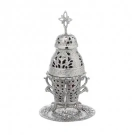 Καντήλι Επινικελωμένο Σκαλιστό