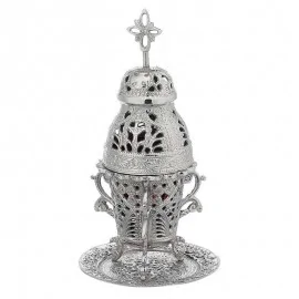 Καντήλι Επινικελωμένο Σκαλιστό