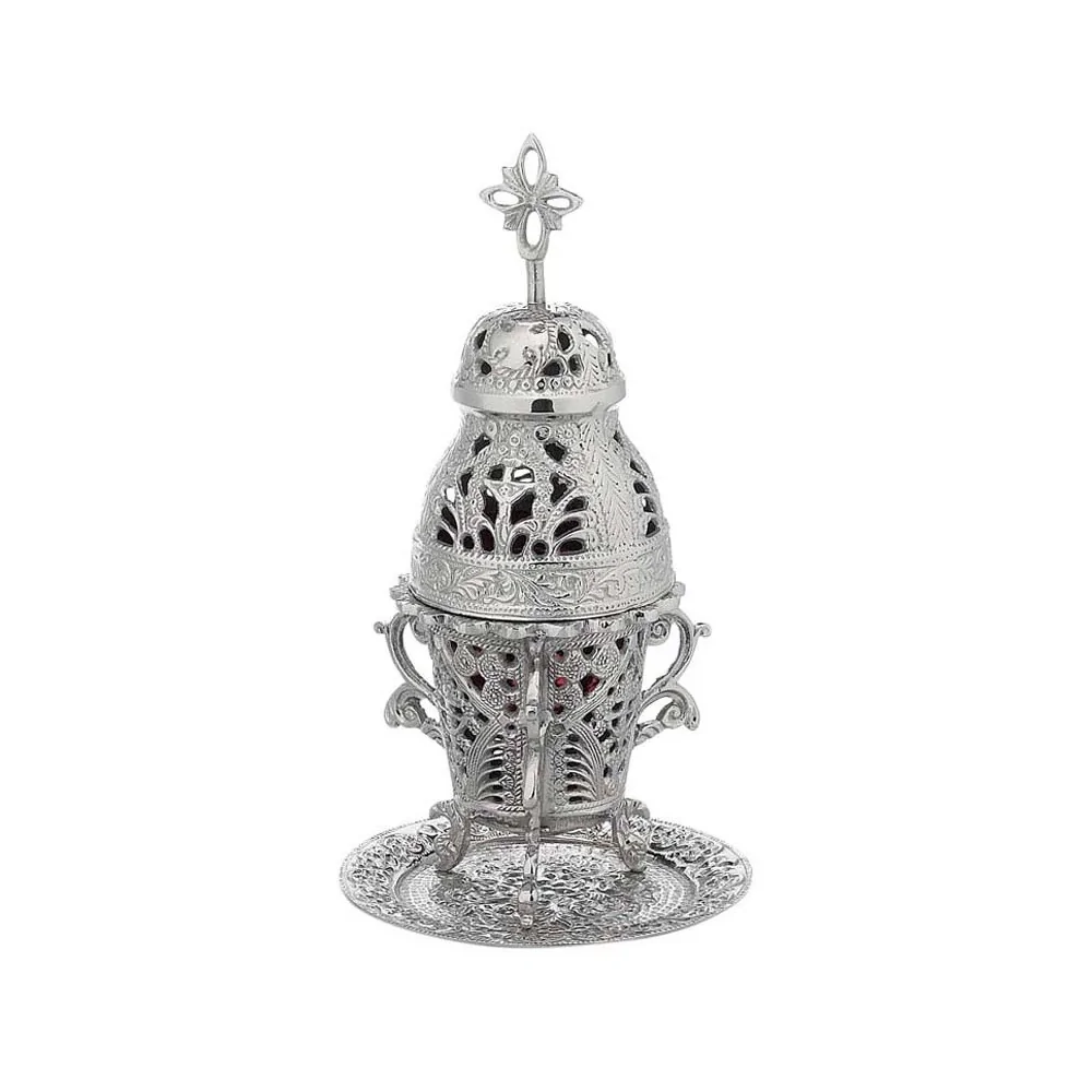 Καντήλι Επινικελωμένο Σκαλιστό