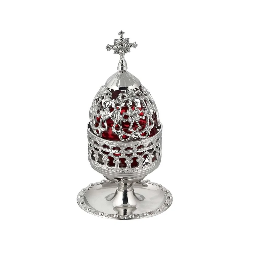 Καντήλι Επινικελωμένο Σκαλιστό