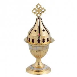 Καντήλι Μπρούτζινο Με Φίλντισι