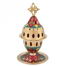 Καντήλι Μπρούτζινο Πολύχρωμο