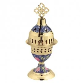 Καντήλι Μπρούτζινο Σε Μωβ Χρώμα