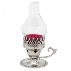 Καντήλι Επινικελωμένο Με Λαμπόγυαλο