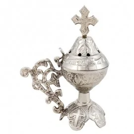 Θυμιατό Επινικελωμένο Σκαλιστό