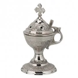 Θυμιατό Επινικελωμένο Σκαλιστό