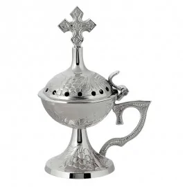 Θυμιατό Επινικελωμένο Σκαλιστό