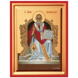 Άγιος Αθανάσιος σε Θρόνο