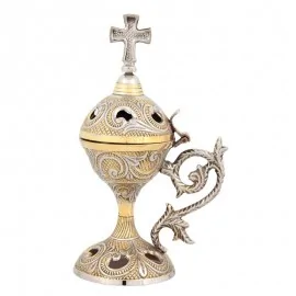 Θυμιατό Δίχρωμο Σκαλιστό