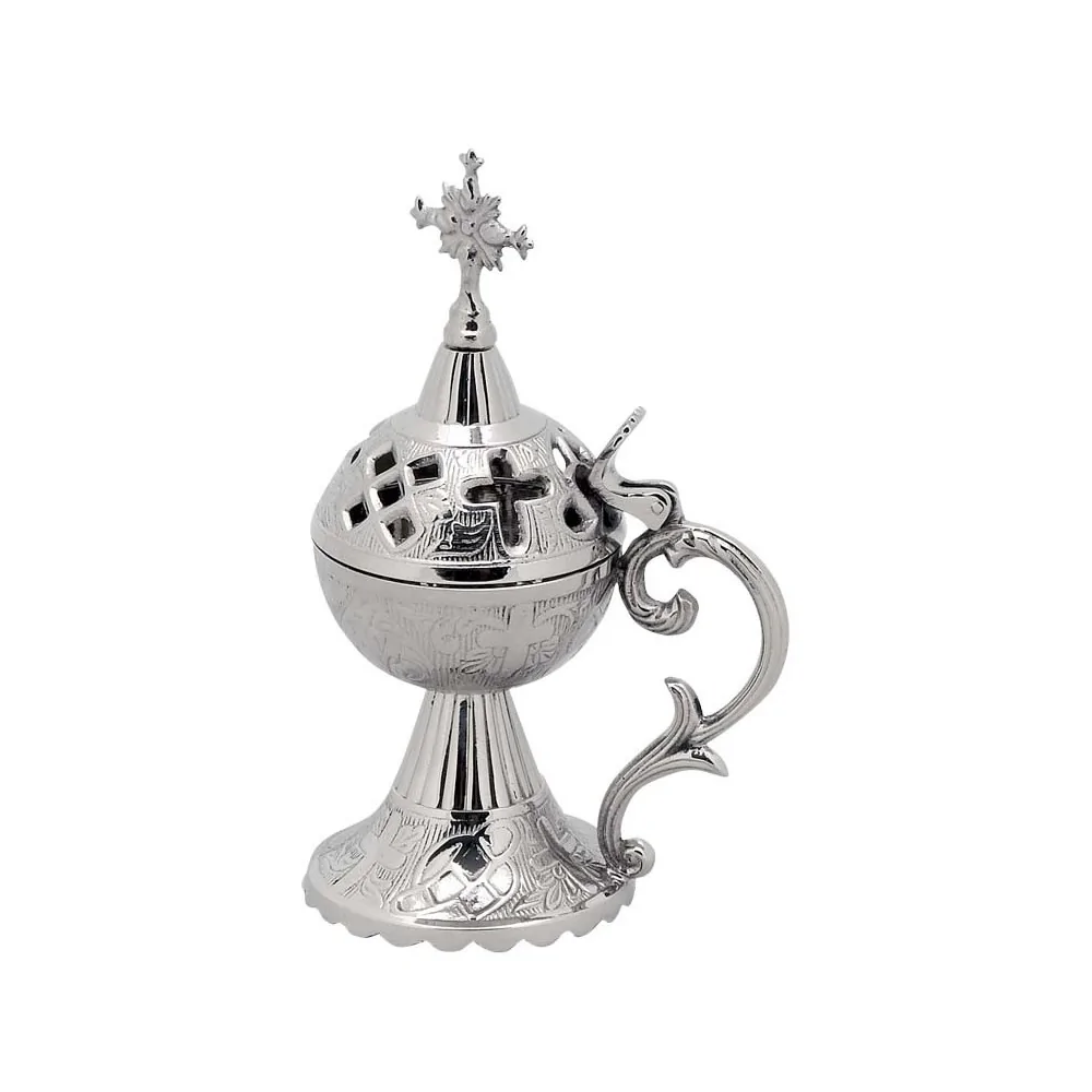 Θυμιατό Επινικελωμένο Σκαλιστό