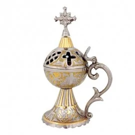 Θυμιατό Δίχρωμο Σκαλιστό