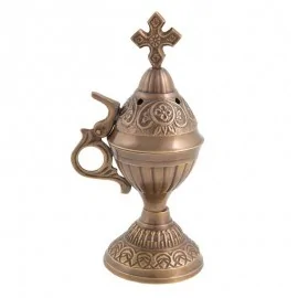 Θυμιατό Μπρούτζινο Αντικέ Σκαλιστό