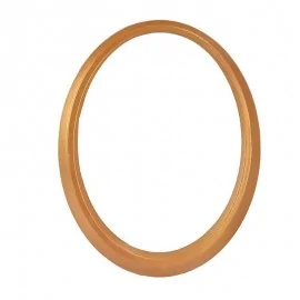 Κορνίζα Λεία Οβάλ Μπρονζέ