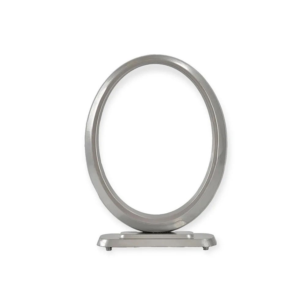 Κορνίζα Λεία Οβάλ Με Βάση Νίκελ Ματ