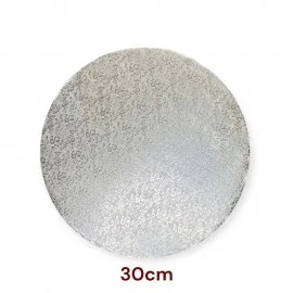 Δίσκος Ασημί στρογγυλός 30cm