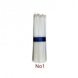 Κεριά Εκκλησίας Λευκά παραφίνης Νο1