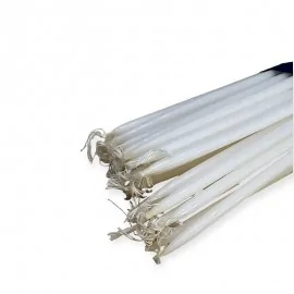 Κεριά Εκκλησίας Λευκά Παραφίνης Νο3